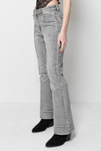 Jeans Donna Grigi - Straight Leg Vita Media Eleganti