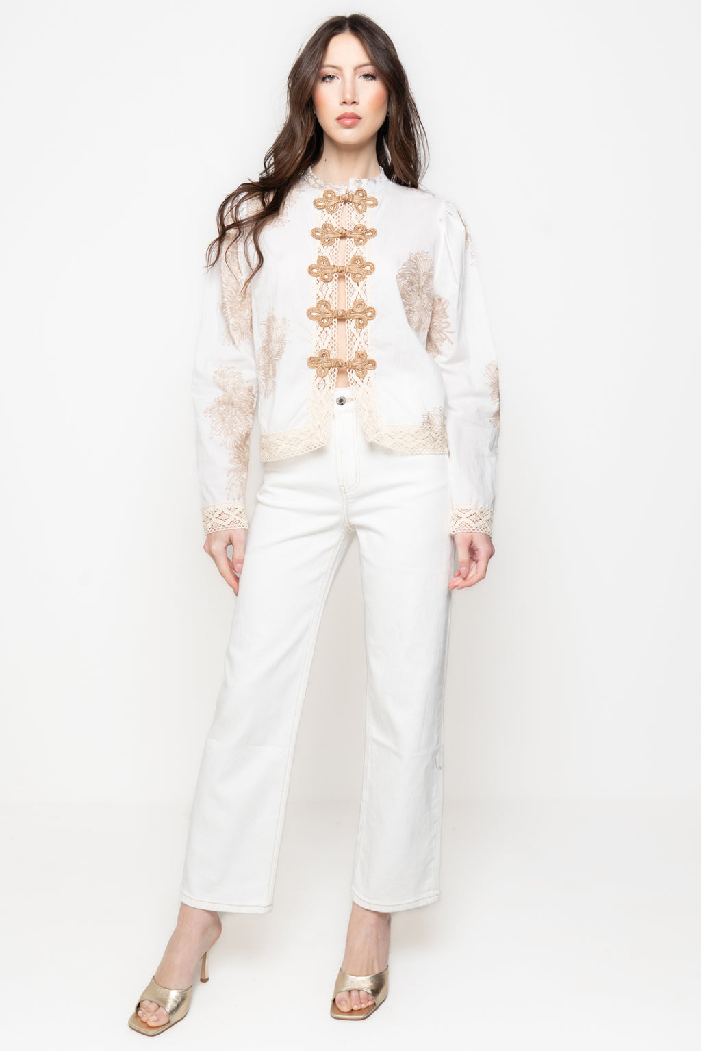 Giacca Ricamata Boho Couture