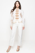 Giacca Ricamata Boho Couture