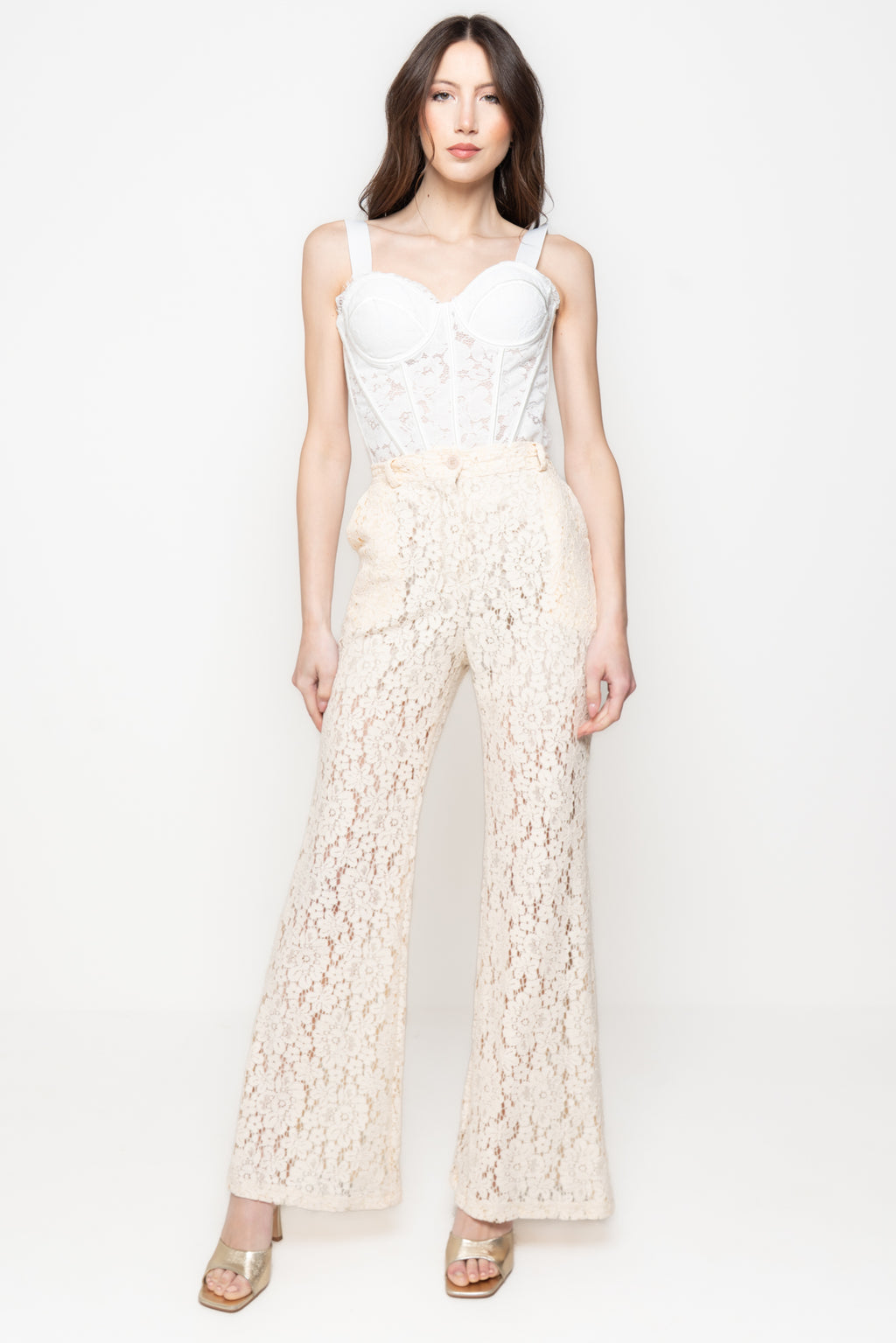 Completo Tailleur in Pizzo Floreale