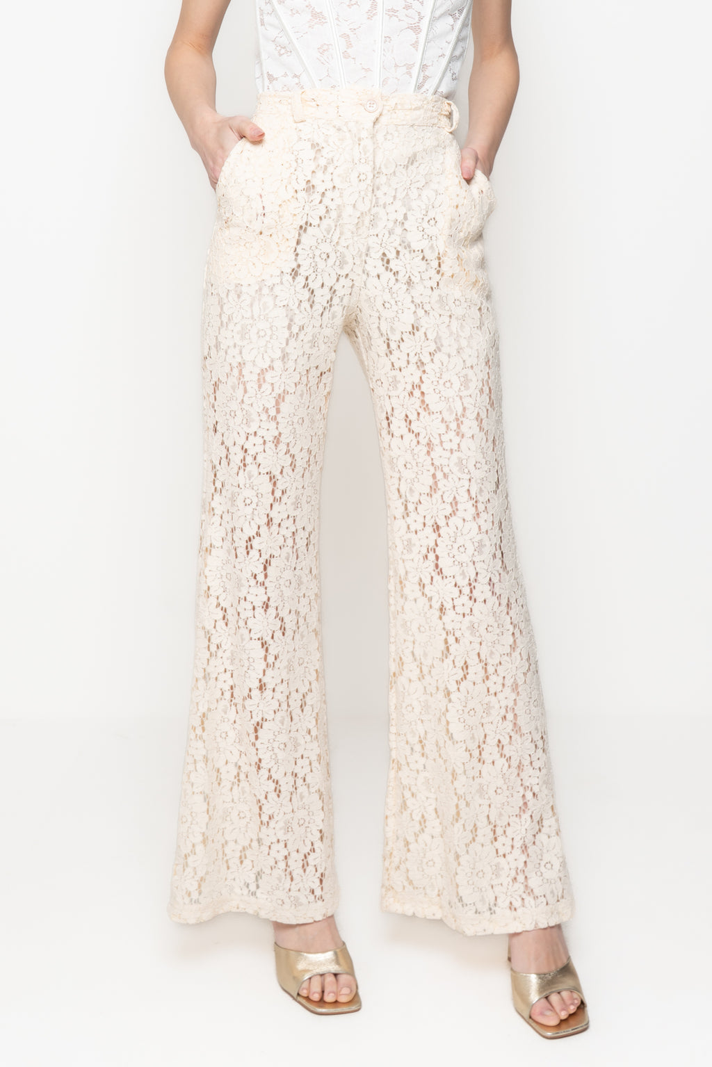 Completo Tailleur in Pizzo Floreale