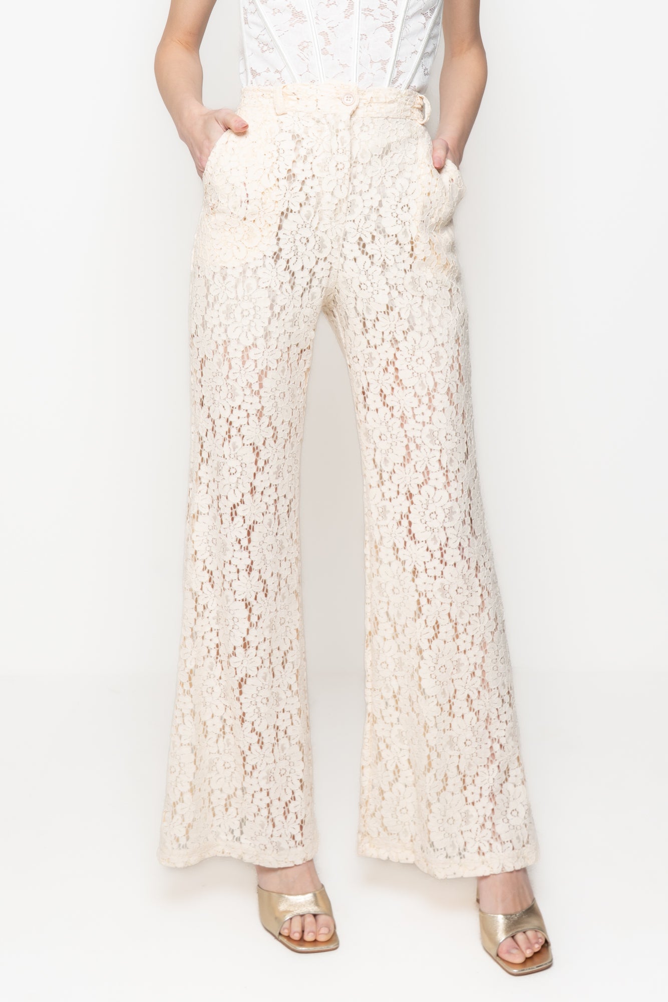 Completo Tailleur in Pizzo Floreale