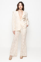 Completo Tailleur in Pizzo Floreale