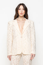 Completo Tailleur in Pizzo Floreale