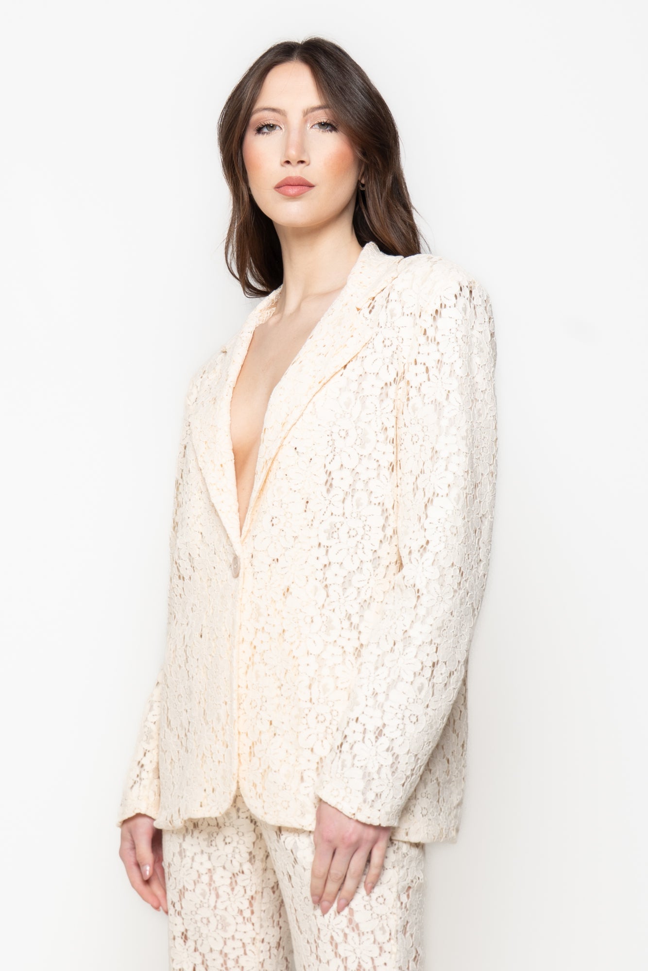 Completo Tailleur in Pizzo Floreale