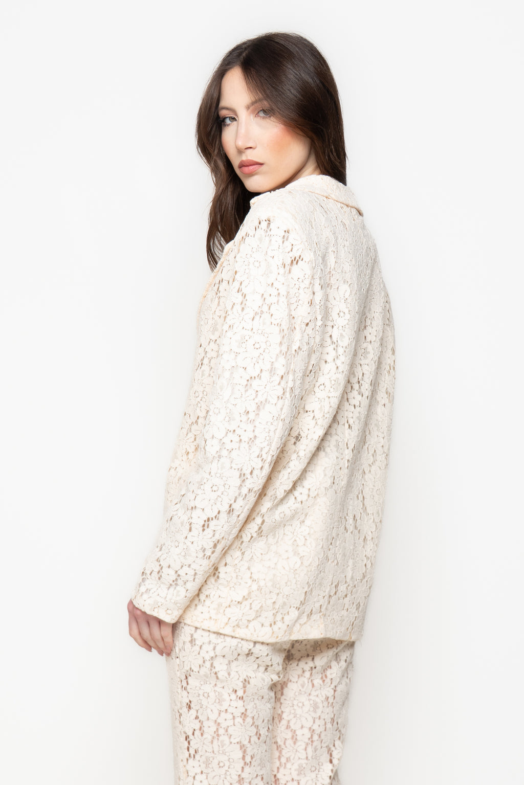 Completo Tailleur in Pizzo Floreale