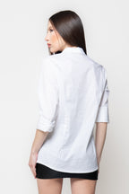 Camicia Donna Bianca Classica in Cotone