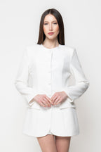 Completo Donna Blazer e Pantaloncino Coordinato Elegante