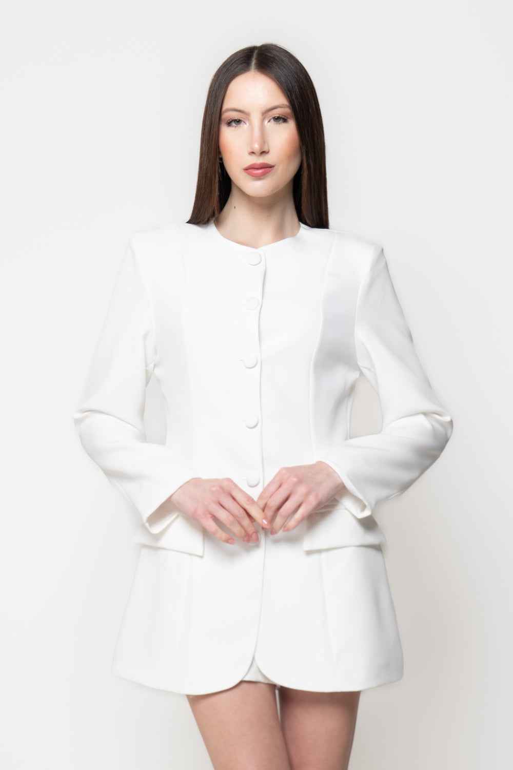 Completo Donna Blazer e Pantaloncino Coordinato Elegante