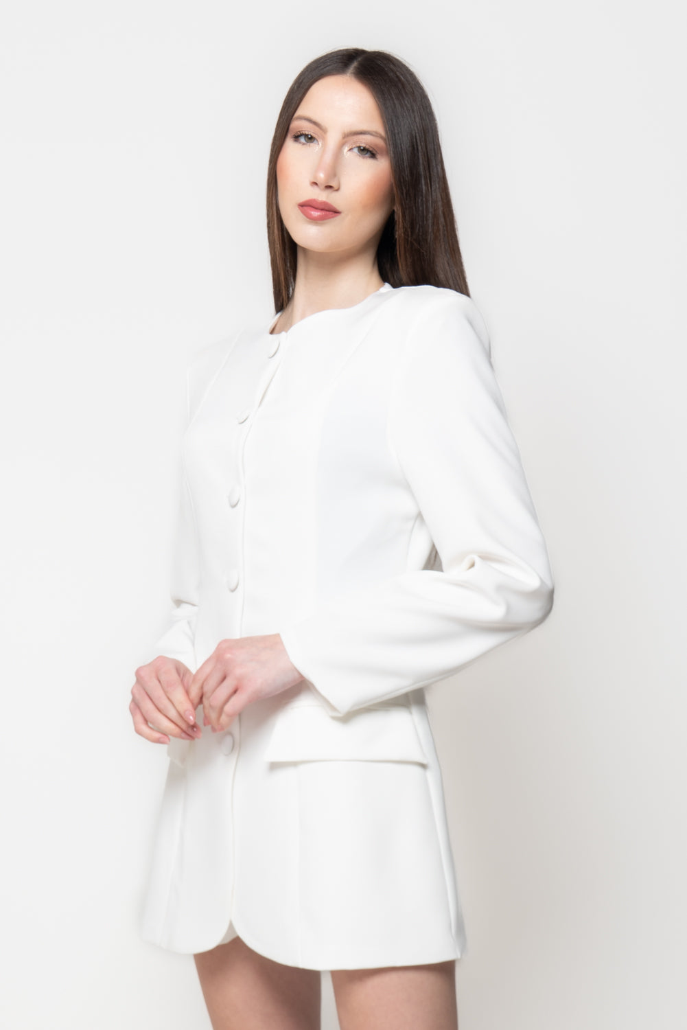Completo Donna Blazer e Pantaloncino Coordinato Elegante