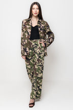 Pantalone Donna Camouflage Cargo