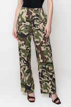 Pantalone Donna Camouflage Cargo
