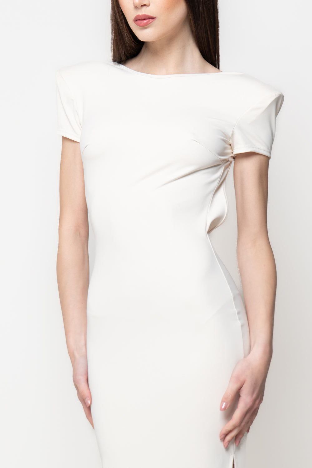 Abito Lungo Elegante con Spacco