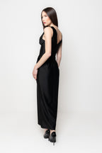 Abito Lungo Elegante con Bustier Strutturato