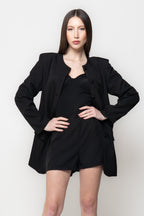 Completo Donna Blazer e Pantaloncino Coordinato Elegante