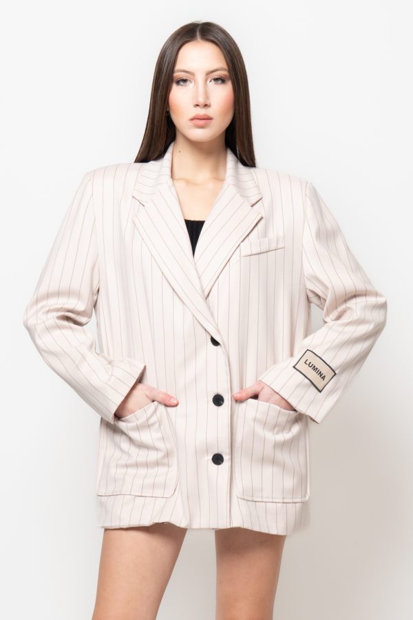 Blazer vestito illusione