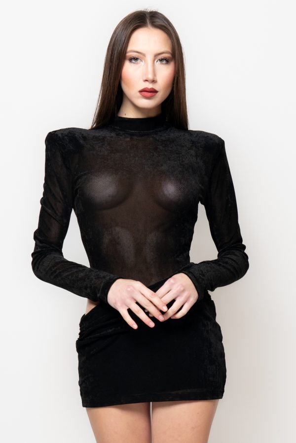 vestitino vertigine nero